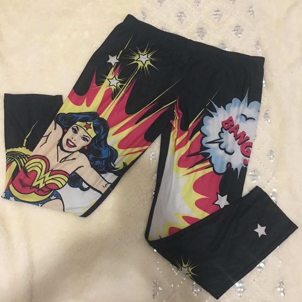 Super woman leggings